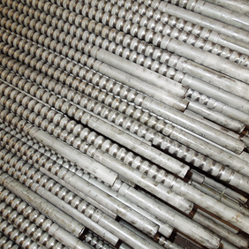 Corrugated tube heat exchanger